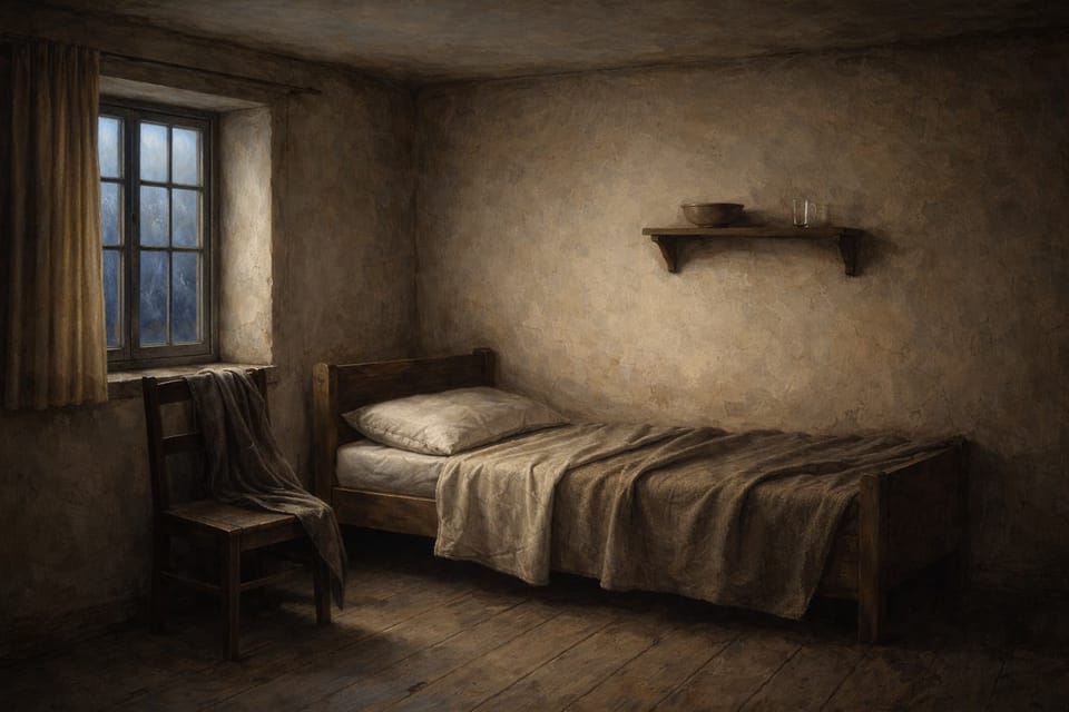 Escura era a noite, frio era o chão